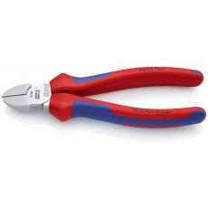 70 06 140 SB KNIPEX Seitenschneider 140 mm verchromt isoliert mit Mehrkomponenten-Hüllen, VDE-geprüft